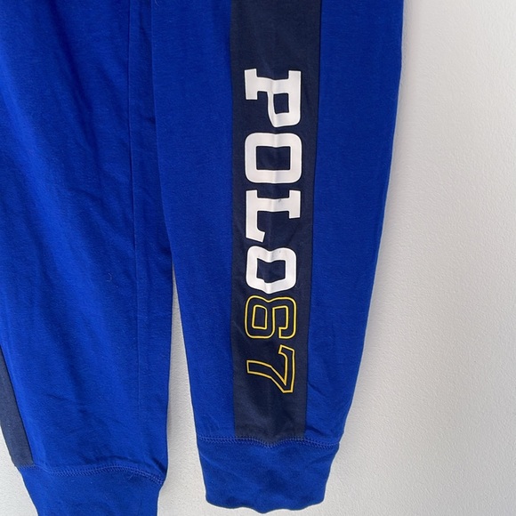 NWT Polo Ralph Lauren Polo 67 Slim Flex Joggers Blue Men’s Size M - Picture 5 of 11